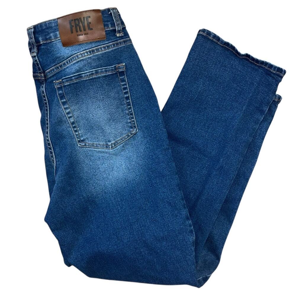 Frye Straight Leg Crop Blue Jeans Women’s 27 Classic Casual Western Preppy Fall